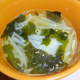 固くなった餃子の皮で中華風スープ